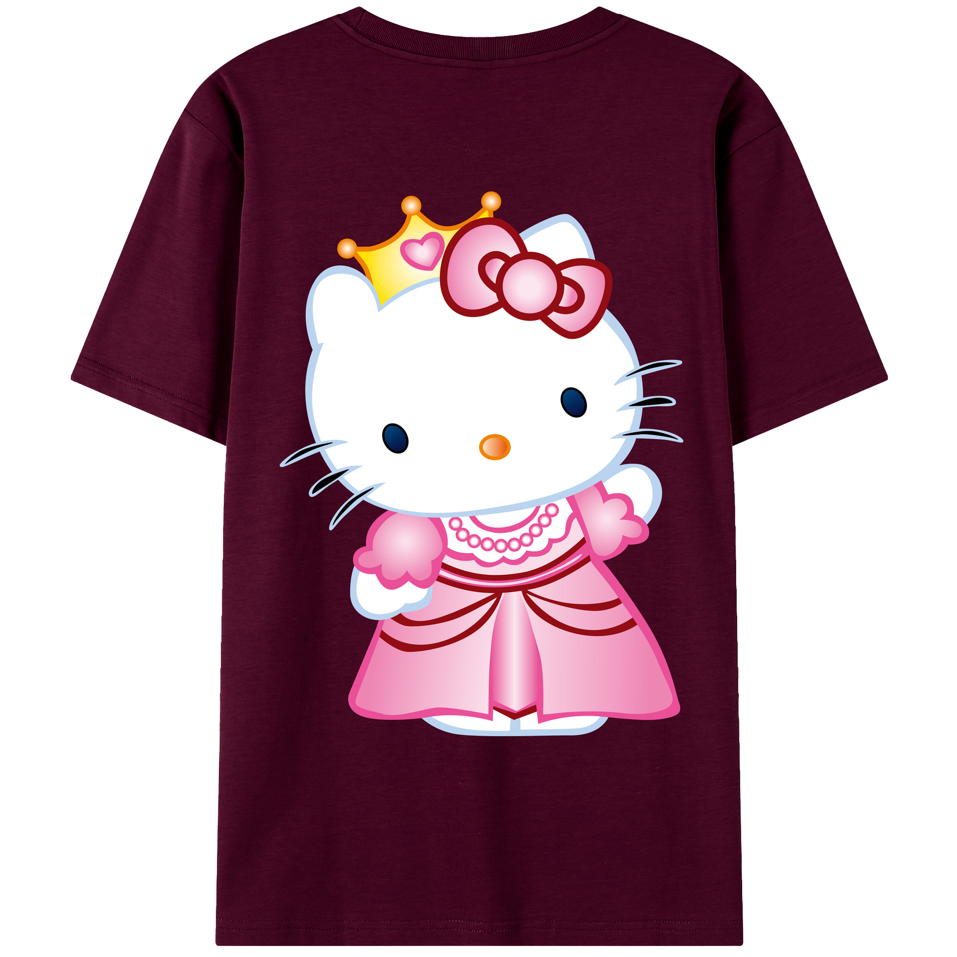 （画像用） Hello Kitty ハローキティ レディース半袖Tシャツ(バックプリント)